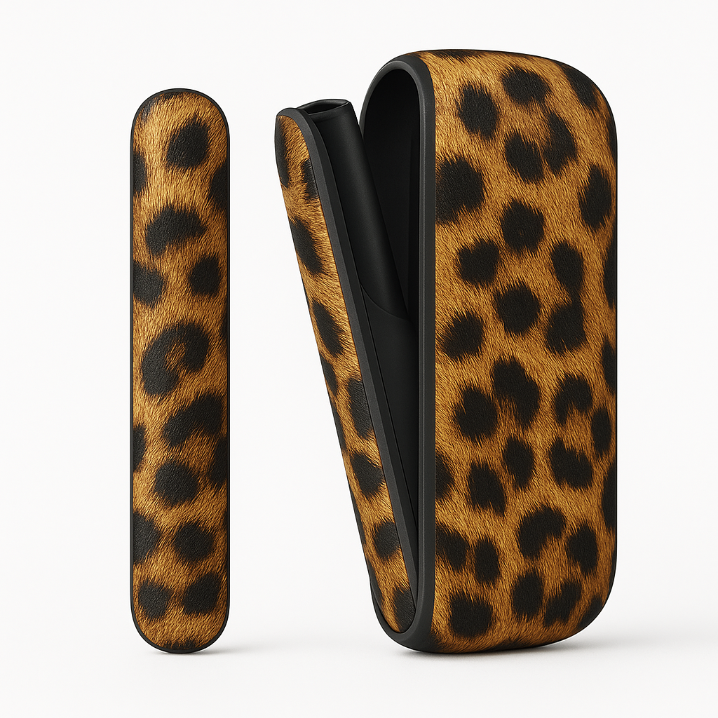 Iqos iluma / i iluma ile uyumlu leopar desenli kılıf